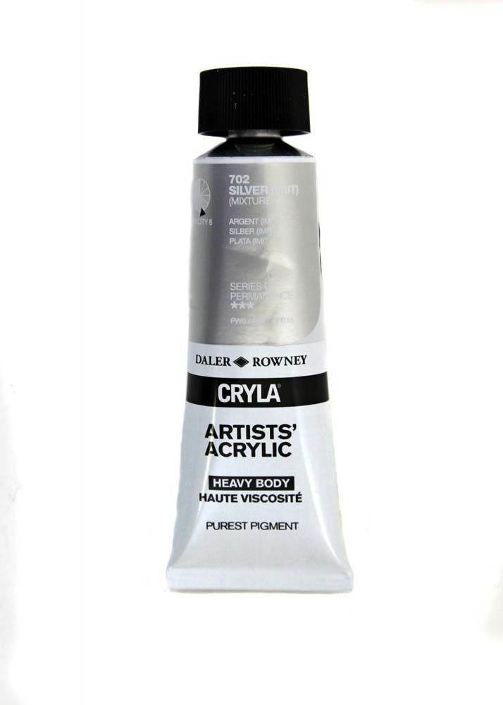 Akrylfärg Cryla 75ml - Silver (Hue) - Akrylfärger, Konstnärsfärger