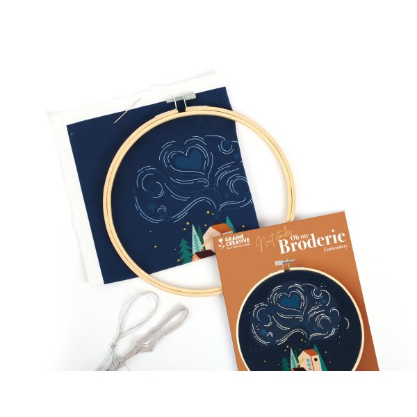 Broderikit nattmotiv �20 cm