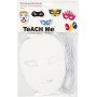 TeACH Me Teatermasker - vit - 16 st