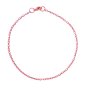 Rosa kedjearmband små länkar 2 mm - 20 cm Rosa kedjearmband små länkar 2 mm - 20 cm