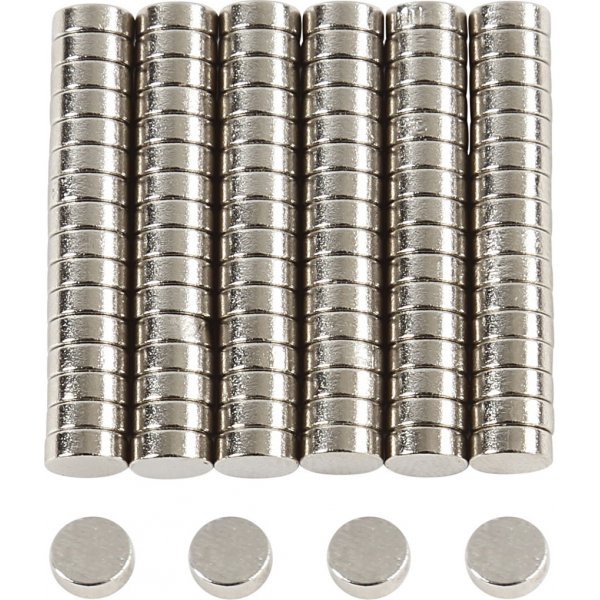 Stark magnet - Ø5 mm - 100 st Stark magnet - Ø5 mm - 100 st