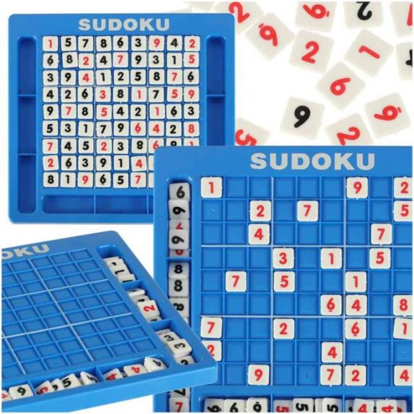 Sudokuspussel plast 25,5 x 24 cm - 120 utmaningar Sudokuspussel plast 25,5 x 24 cm - 120 utmaningar