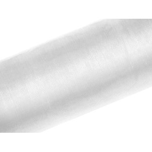 Organza 150 cm hvit - I metervare Organza 150 cm hvit - I metervare