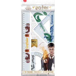 Harry Potter - Linjalset 4 delar 30 cm
