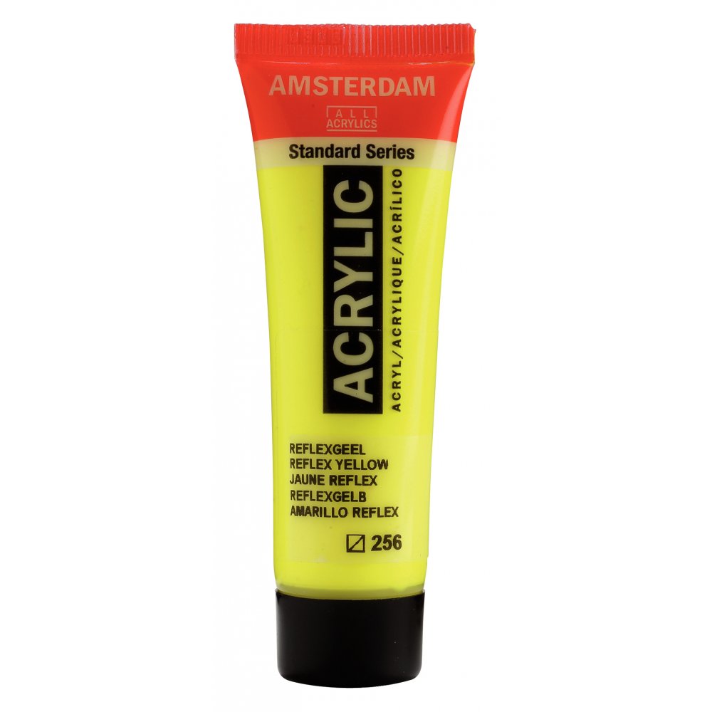 Akrylmaling Amsterdam 20 ml - Refleksgul - Akrylfarver, Kunstnerfarver