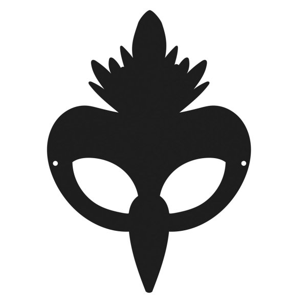 Set med 3 klottermasker - fåglar Set med 3 klottermasker - fåglar