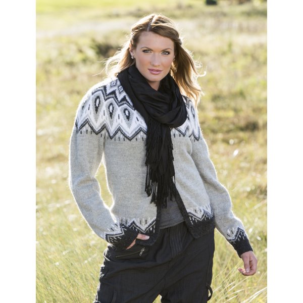 Strikkeopskrift Embla Cardigan gr - Inkl. garn