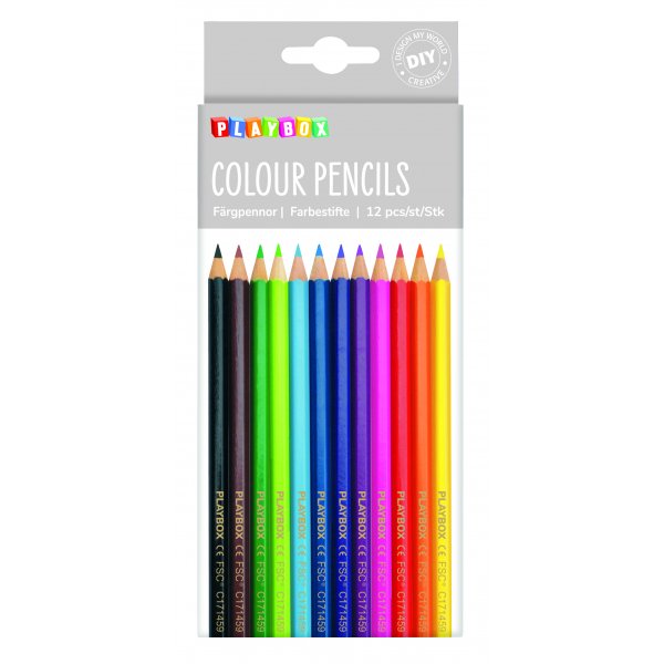 F�rgpennor 12 st smala