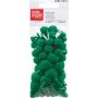 Pomponer i olika storlekar, gr�na 100-pack