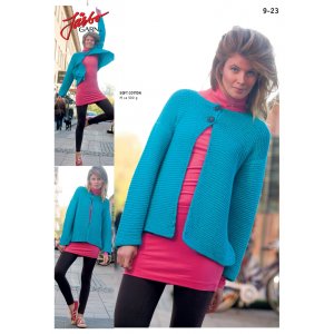 Strikkemønster - Rettstrikket cardigan med store knapper Strikkemønster - Rettstrikket cardigan med store knapper