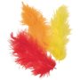 Marabou fj�drar mix 10 cm, 15-pack