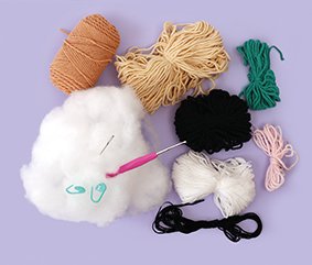 Minigurumikit apa Nori 10 cm Minigurumikit apa Nori 10 cm