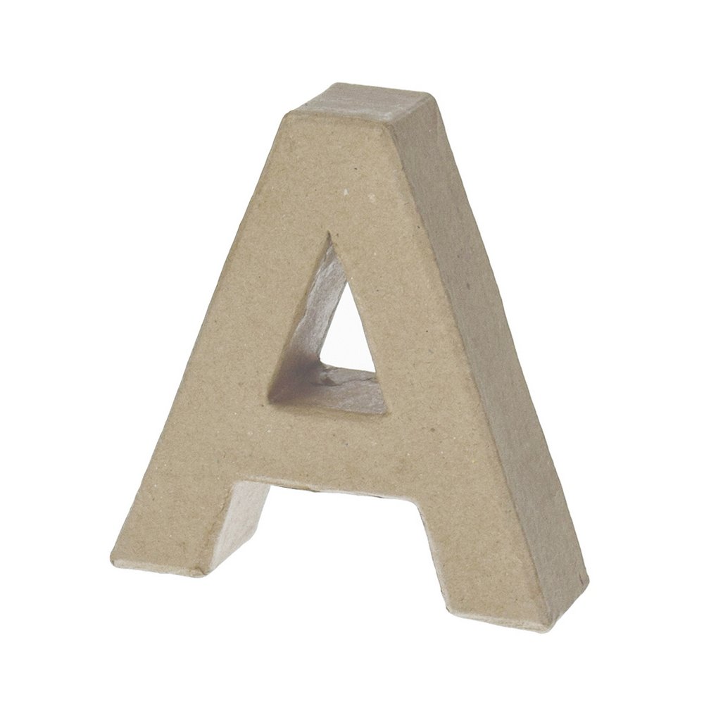 Bogstav H 10 x T 3 cm - A - Papbogstaver, Bogstaver og tal, Papirartikler, Dekorationsrammer, Hobbymateriale, Håndværk