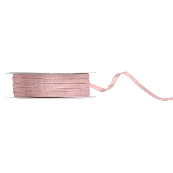 Satinband - Light Dusty Rose - 25 meter