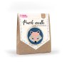 Punch needle-kit med r�vmotiv, � 20 cm
