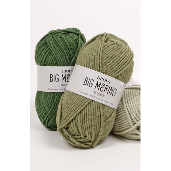 Drops Big Merino garn - 50g (ca 20 olika färgval) Drops Big Merino garn - 50g (ca 20 olika färgval)