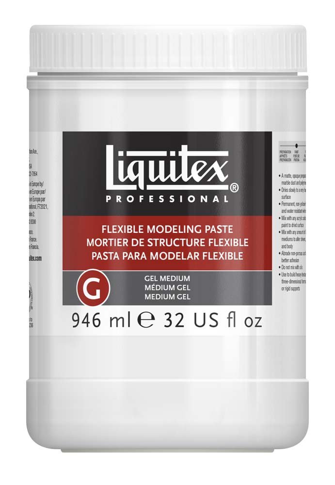 Fleksibel Modelleringspasta Liquitex 946 ml - Akrylmedier, Malermedium, Fernis og kunstner medier til kunstmaling