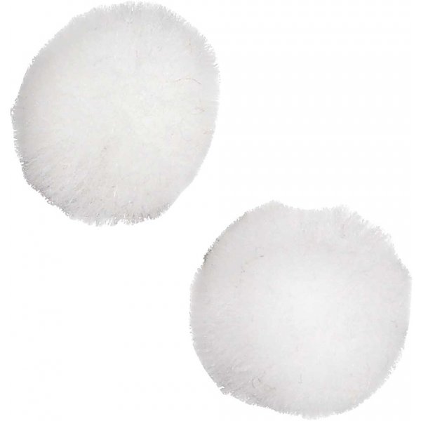 Pompomer - vit - 200 st Pompomer - vit - 200 st