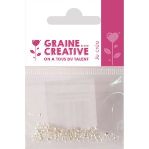 Paket med 60 silverklämkulor 2 mm Paket med 60 silverklämkulor 2 mm