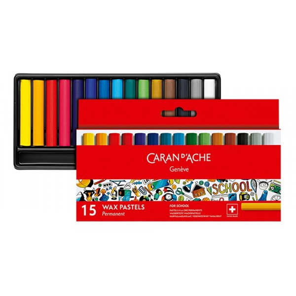 Skolset Caran d\\\'Ache 1/2 permanent - 15 kritor