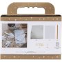 DIY-s�t julepynt s�lvmetal - 8 dele