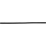 Ldersnre - svart - 3 mm - 5 m