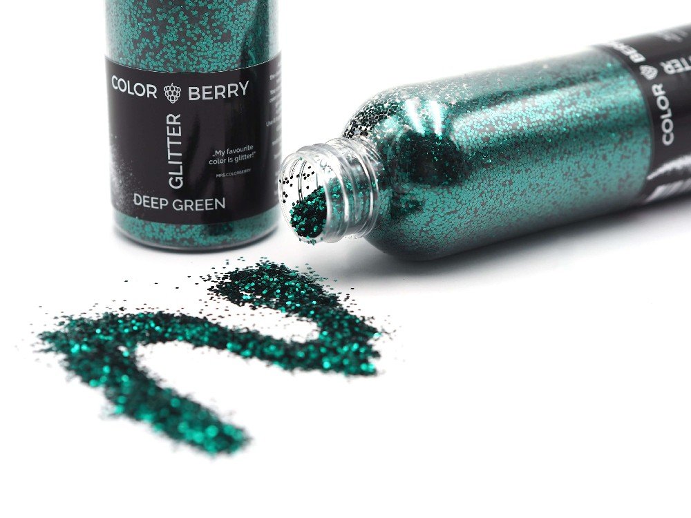 Glitter Dusty til harpiks - Green Chunky - Harpiks, Støbning, Støbning, Hobbymateriale, Håndværk