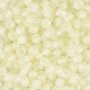 Rocaillepärlor matta frozen 4 mm Vit 25 g Rocaillepärlor matta frozen 4 mm Vit 25 g
