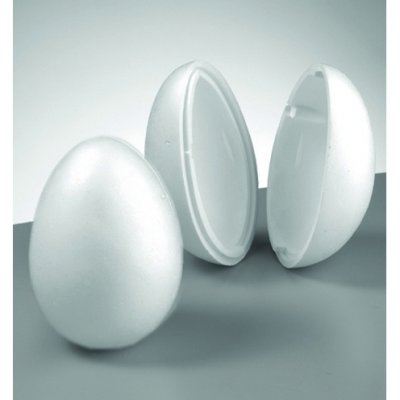 Styrofoam egg 200 mm - delbart