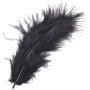 Maraboufj�drar 10 cm svart, 15-pack