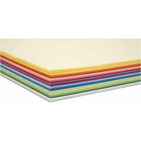 Creativ-papper - mixade färger - A4 - 280 st Creativ-papper - mixade färger - A4 - 280 st