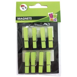 Magnetiska klädnypor, 35 mm, 8-pack Magnetiska klädnypor, 35 mm, 8-pack