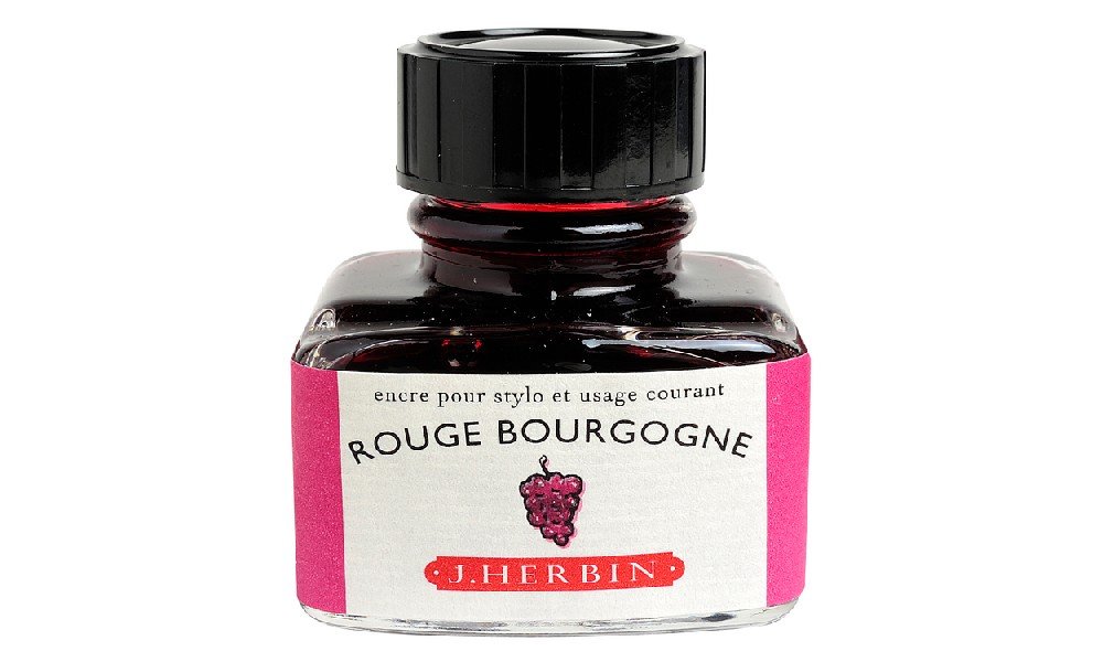 Blæk Herbin 38 ml - Rouge bourgogne - Tusch & Blæk, Kunstnerfarver