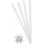 Stjernestrips - hvid - 4,5 cm - 100 strimler