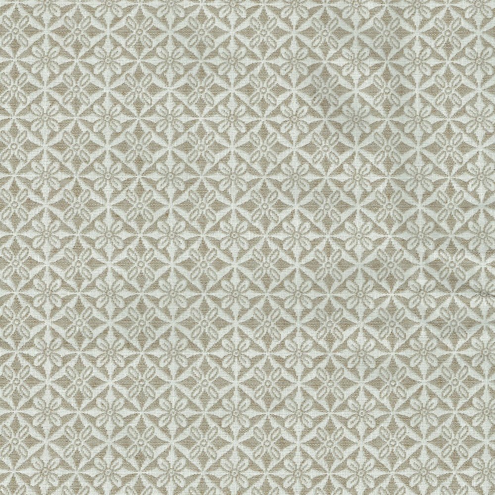 Gardinstoff Jaquard Vargön - Beige - Mønstrede gardinstoff, Gardinstoff, Hjemtekstil, Tekstiler