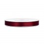 Satinband - 25 m - Vinr�tt - Bredd: 6 mm