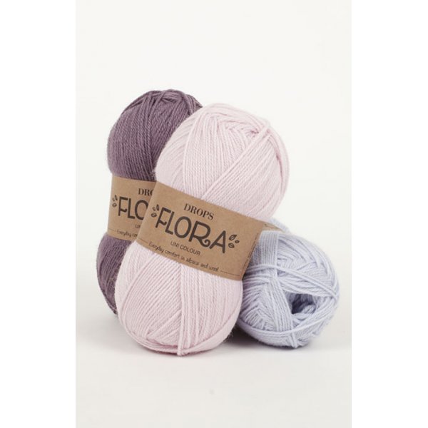 Drops Flora garn - 50g Drops Flora garn - 50g