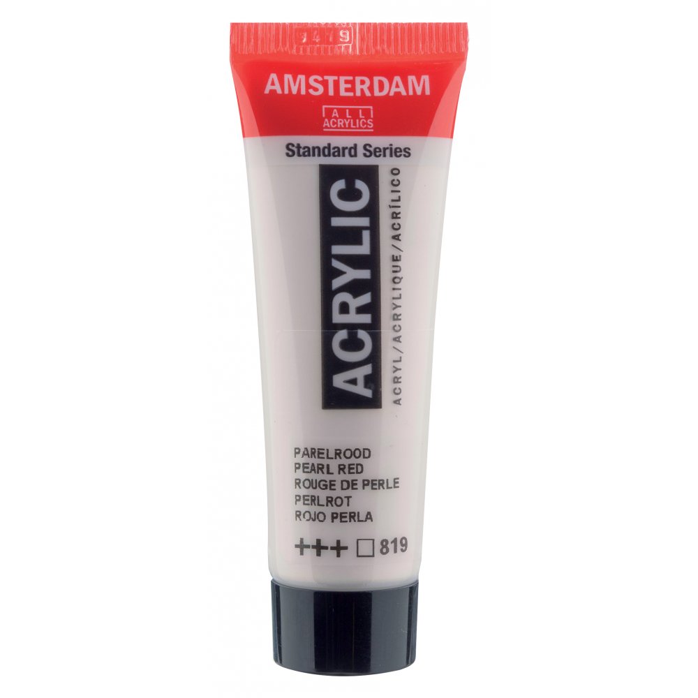 Akrylmaling Amsterdam 20 ml - Pearl Red - Akrylfarver, Kunstnerfarver