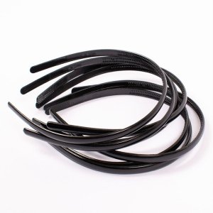 Diadem svart 8 mm 10 st - att dekorera Diadem svart 8 mm 10 st - att dekorera