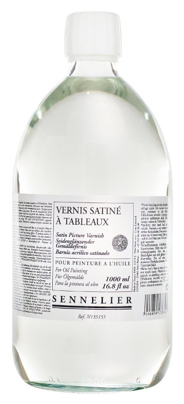 Fernissa Sennelier 1 Liter - Satin Painting Varnish - Medium til oliemaling, Malermedium, Fernis og kunstner medier til kunstmaling