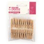 Träklämmor 24-pack, naturfärgad, 25 mm Träklämmor 24-pack, naturfärgad, 25 mm