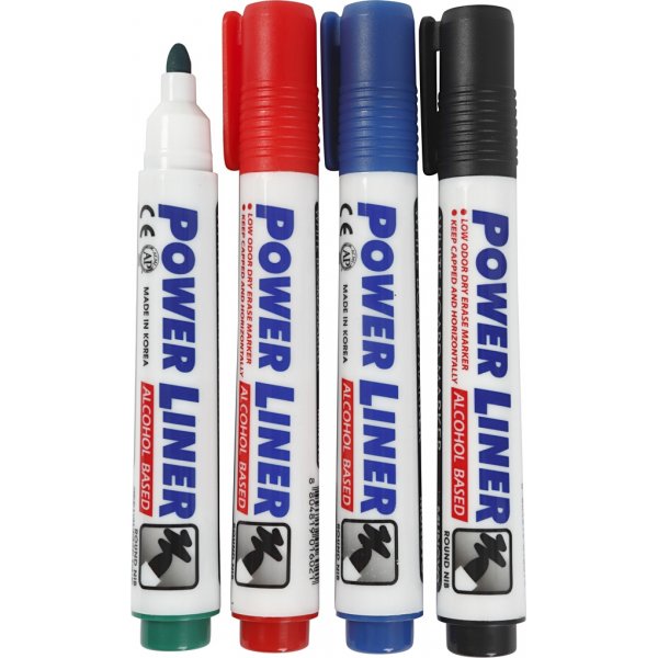 Whiteboardmarker 4 mm - mixade färger - 4 st Whiteboardmarker 4 mm - mixade färger - 4 st