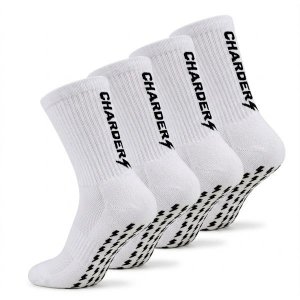 Premium Grip fotbollsstrumpor Charder för Fotboll & Träning (4-pack) Premium Grip fotbollsstrumpor Charder för Fotboll & Träning (4-pack)
