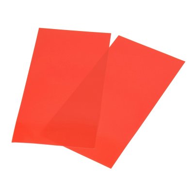 Color-Dekor färgfolie 180 °C 100 x 200 mm - orange 2 st