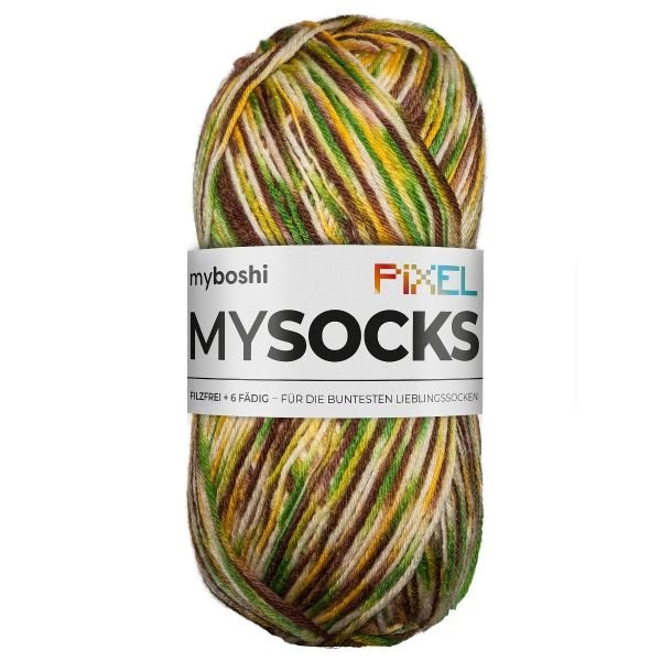 Myboshi Mysocks Pixel - 150 g - Copper - Myboshi Garn, Garn, Sticka & virka