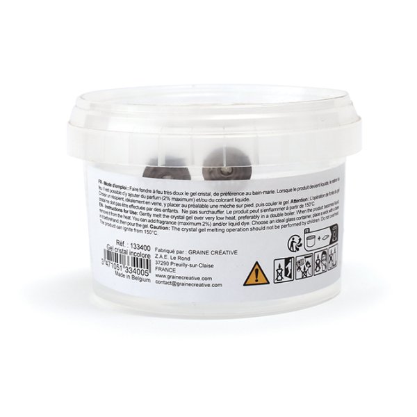 Kristallklart geléljusgel med 2 vekar, 150 g Kristallklart geléljusgel med 2 vekar, 150 g