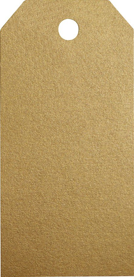 Papperix Adressekort - 10-pak - Guld - Etiketter, Øvrige hobbymateriale, Hobbymateriale, Håndværk