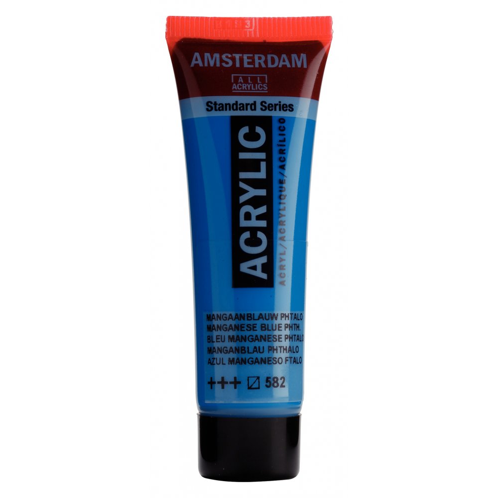 Akrylmaling Amsterdam 20 ml - Manganese Blue - Akrylfarver, Kunstnerfarver