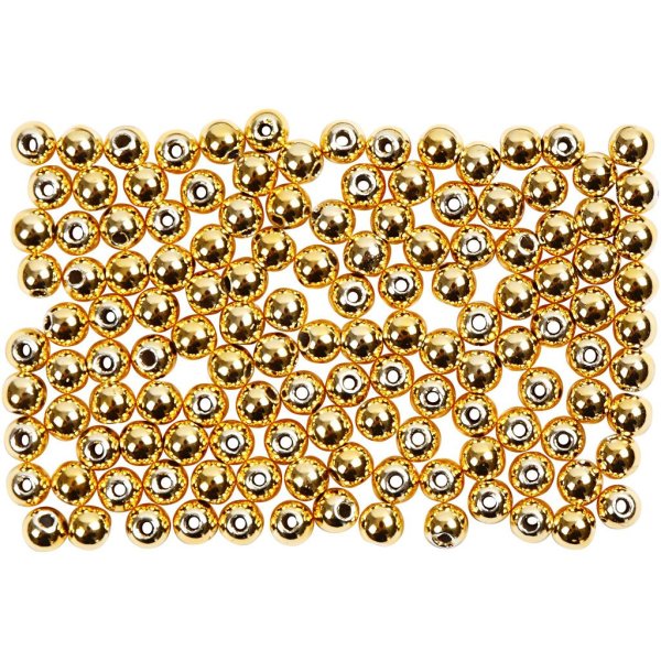 Vaxpärlor 2,7 mm Guld 150 st Vaxpärlor 2,7 mm Guld 150 st