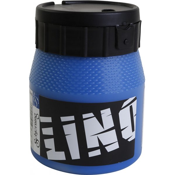 Linoleumsfärg - blå - 250 ml Linoleumsfärg - blå - 250 ml
